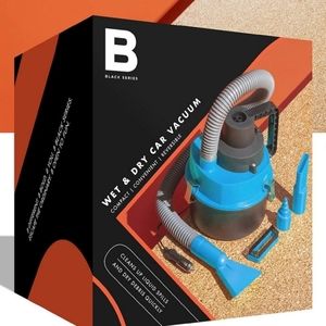 Black Series Multifunction Wet & Dry Auto Vacuum Portable Black/Blue NIB